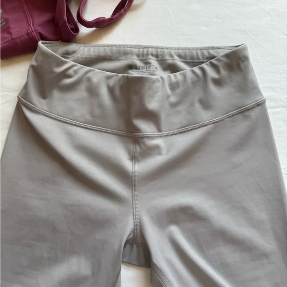 Athleta Laser Cut Mauve Ombré Leggings - Picture 6 of 17